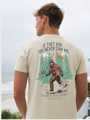 Simply Southern Big Foot “If They Ask, You Never Saw Me” Tee