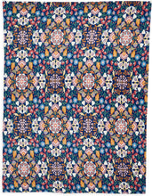 Vera Bradley "Enchanted Mandala Blue" Packable Fleece Blanket