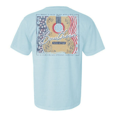 Southern Fried Cotton Guitar Tee