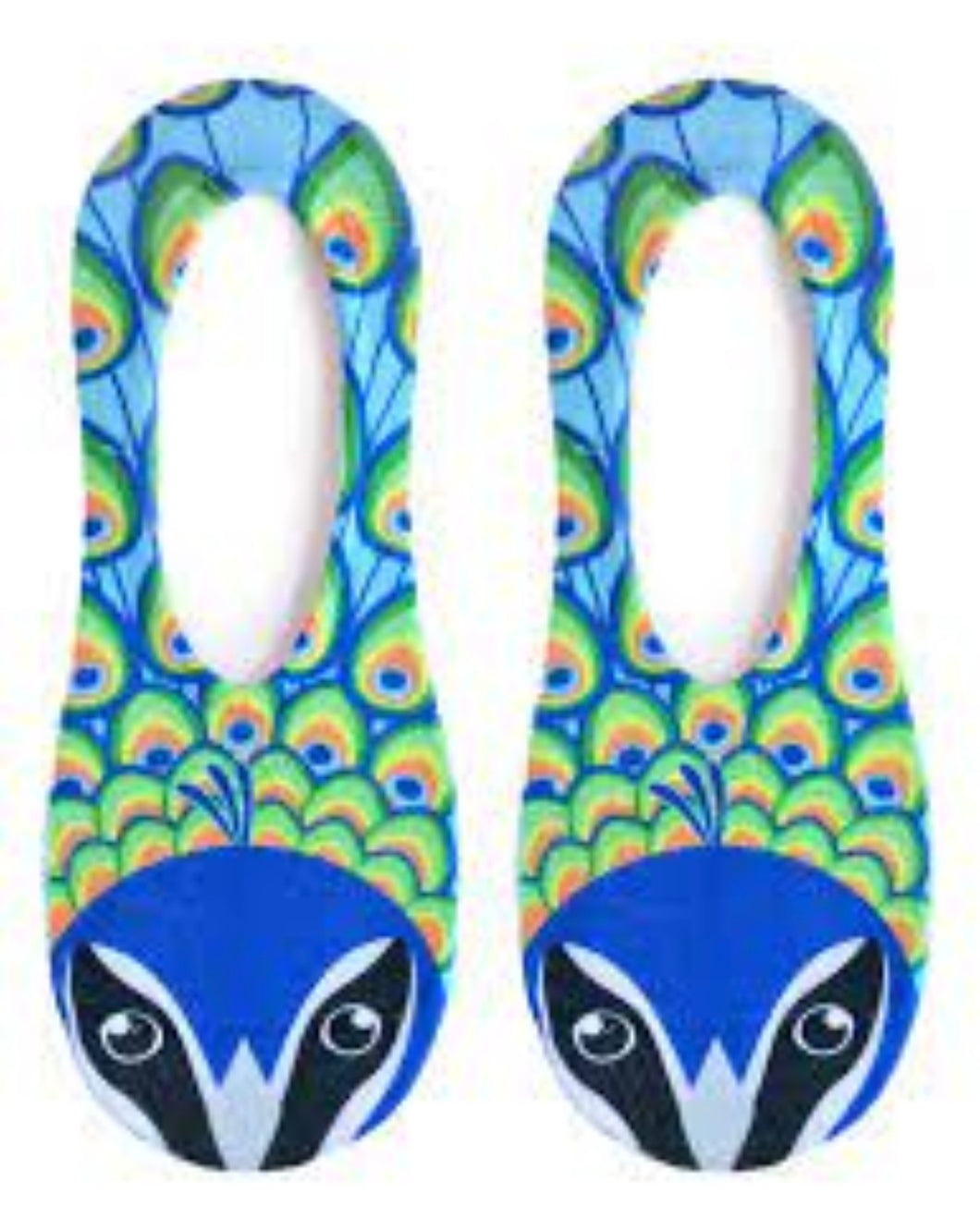 Living Royal No Show Socks , Peacock