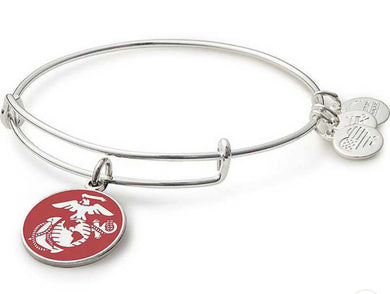 Alex and Ani, United States MARINE CORPS CHARM BANGLE