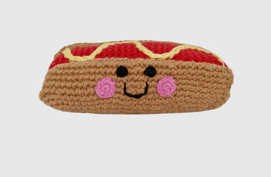 Peeble ,  hotdog baby rattle