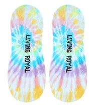 Living Royal No Show Socks , Tye Dye