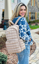 Simply Southern Puff Backpack, Hot Pink