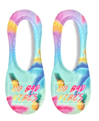 Living Royal No Show Socks , No Bad Vibes