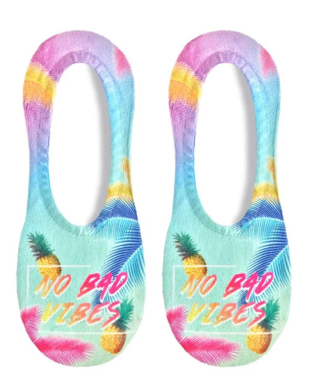 Living Royal No Show Socks , No Bad Vibes