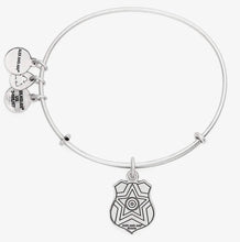 Alex and Ani, Law Enforcement Charm Bangle Silver