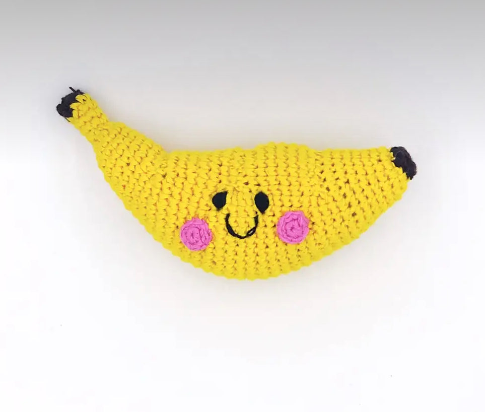 Peeble ,  banana baby rattle