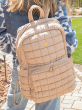 Simply Southern Cream Puffy Backpack