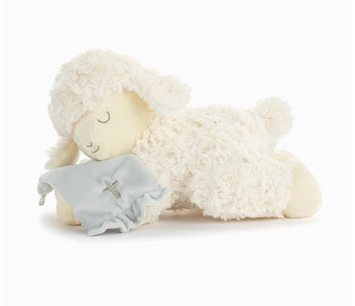 Blue Goodnight Prayer Mechanical Lamb