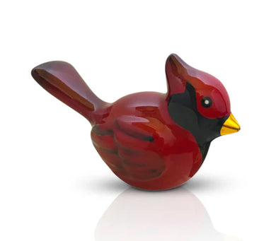Nora Fleming Mini, winter songbird cardinal