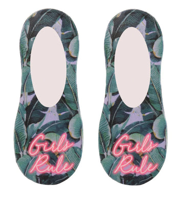 Living Royal No Show Socks , Girls Rule