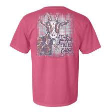 Southern Fried Cotton Goat Tee
