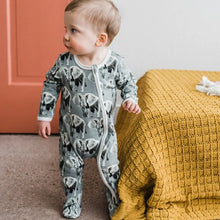 Milkbarn Zipper Footed Onesie