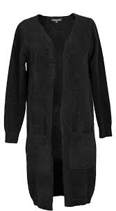 Simply Southern Fuzzy Black Cardign