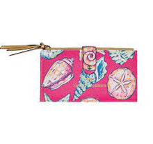 Simply Southern Double Zip Wallet in Shell