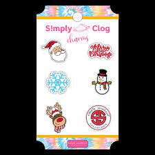 Simply Clog Christmas Charms