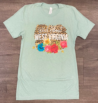 Wild about West Virginia Cheetah T-Shirt