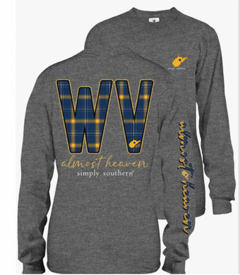 West Virginia Simply Southern WV Plaid