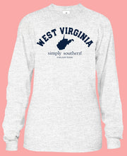 Simply Southern West Virginia Map T-Shirt