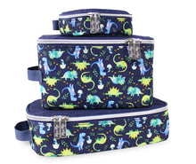 Itzy Ritzy, Pack Like A Boss Packing Cubes Blue Dino