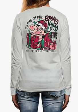 Southern Couture, I’m Fine Christmas Pig