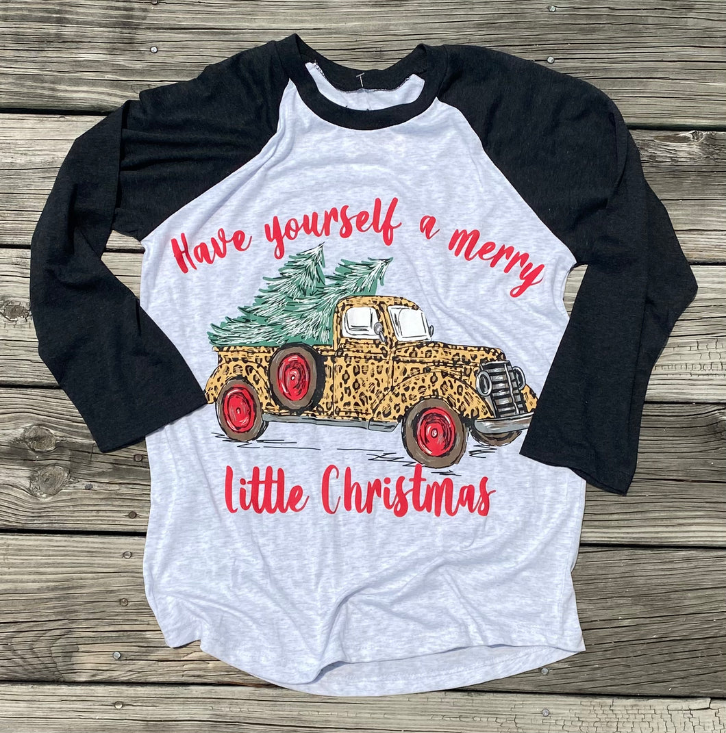 Have yourself a Merry Little Christmas Raglan