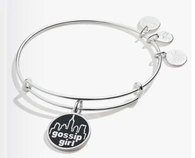 Alex and Ani Gossip Girl Logo Charm Bangle