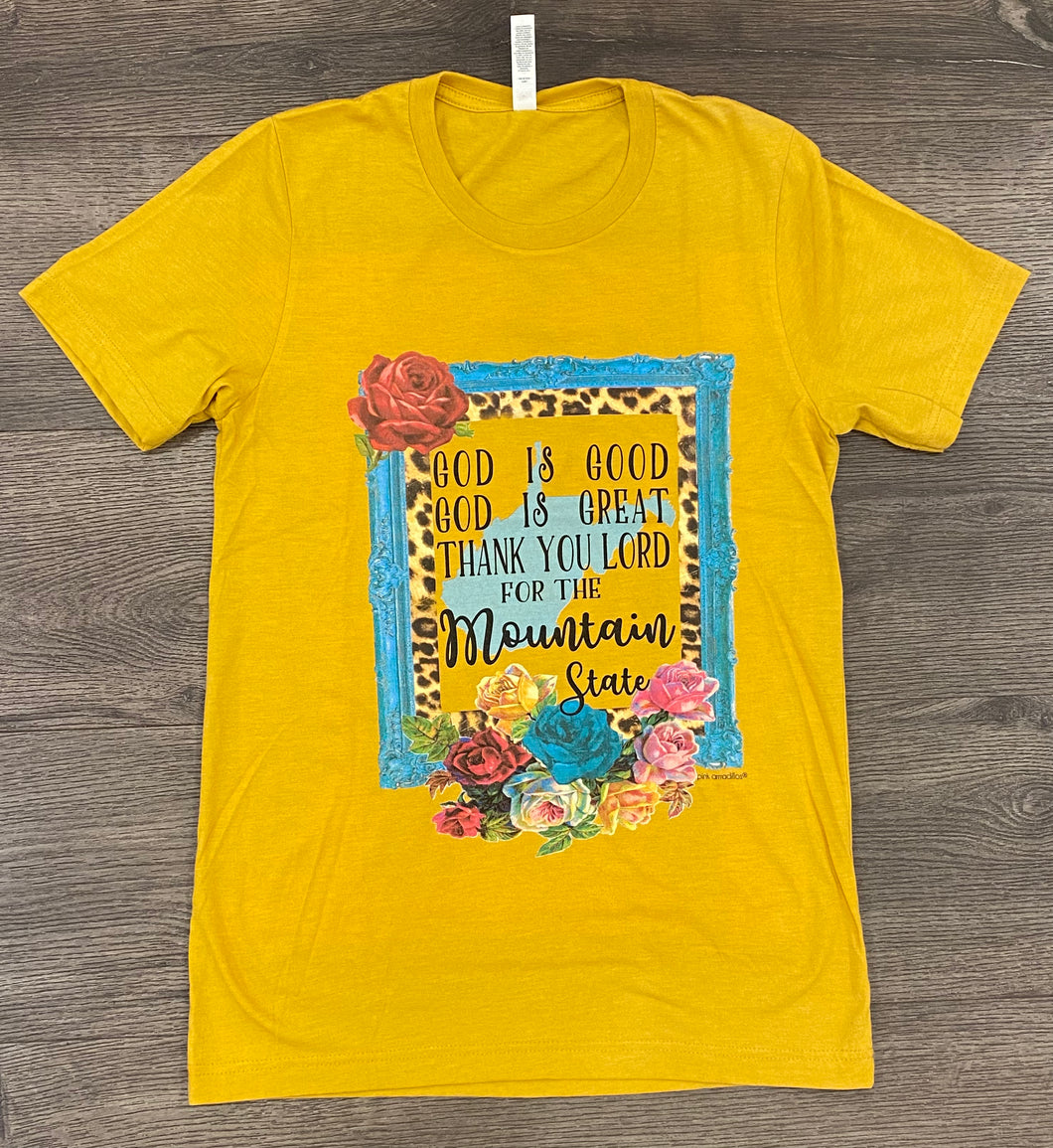 Thank you Lord for the Mountain State T-Shirt