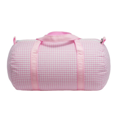 Pink Gingham Baby Duffel