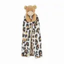 Mudpie Brown Leopard Lovie Blanket