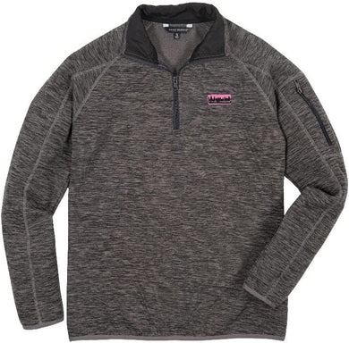 Simply Southern Quarter Zip- Heather Black