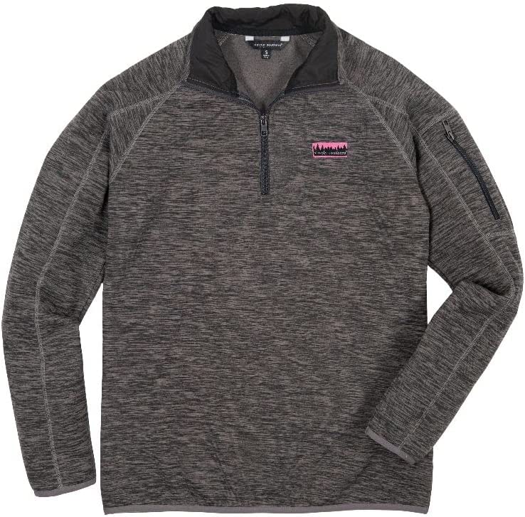 Simply Southern Quarter Zip- Heather Black