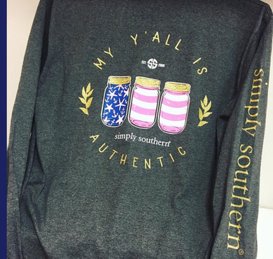 Simply Southern ~ Mason Jar my Y’all is authentic