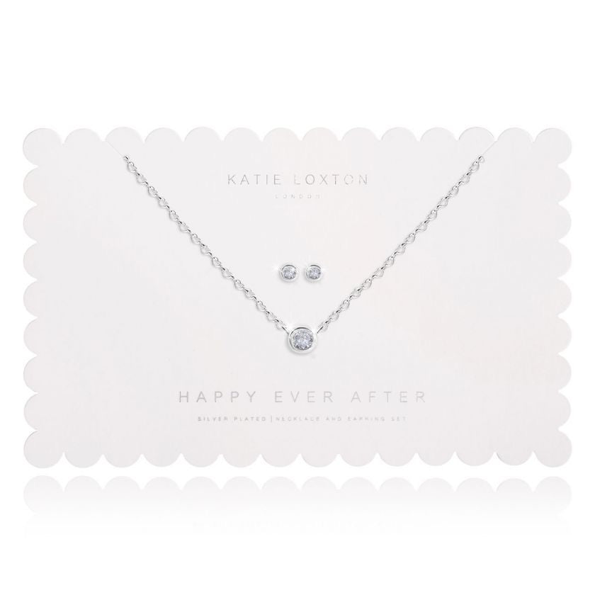 Katie Loxton ~ Happy Ever After Clear Crystal Set