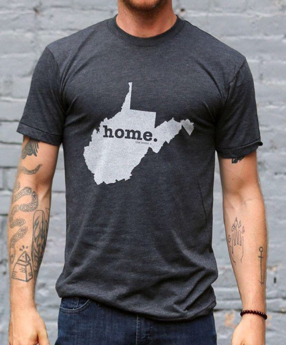 West Virginia ~ Home Tee Grey