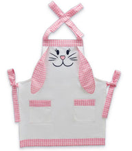 BUNNY APRON WITH PINK GINGHAM