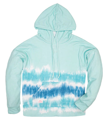 Simply Southern Blue Tie Dye Hoodie