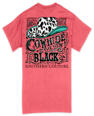 Southern Couture Cowhide Is The New Black T-Shirt