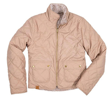 Simply Southern Reversible Puffer Jacket Tan