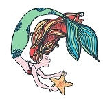 Southernology ~ Mermaid Decal