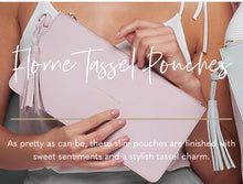 Katie Loxton ~ FLORRIE TASSEL POUCH | OH SO CHIC | GREY