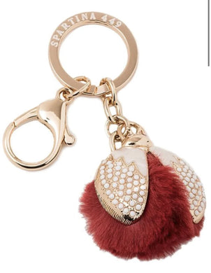 Spartina, Ladybug Puff Bag Charm-Keychain