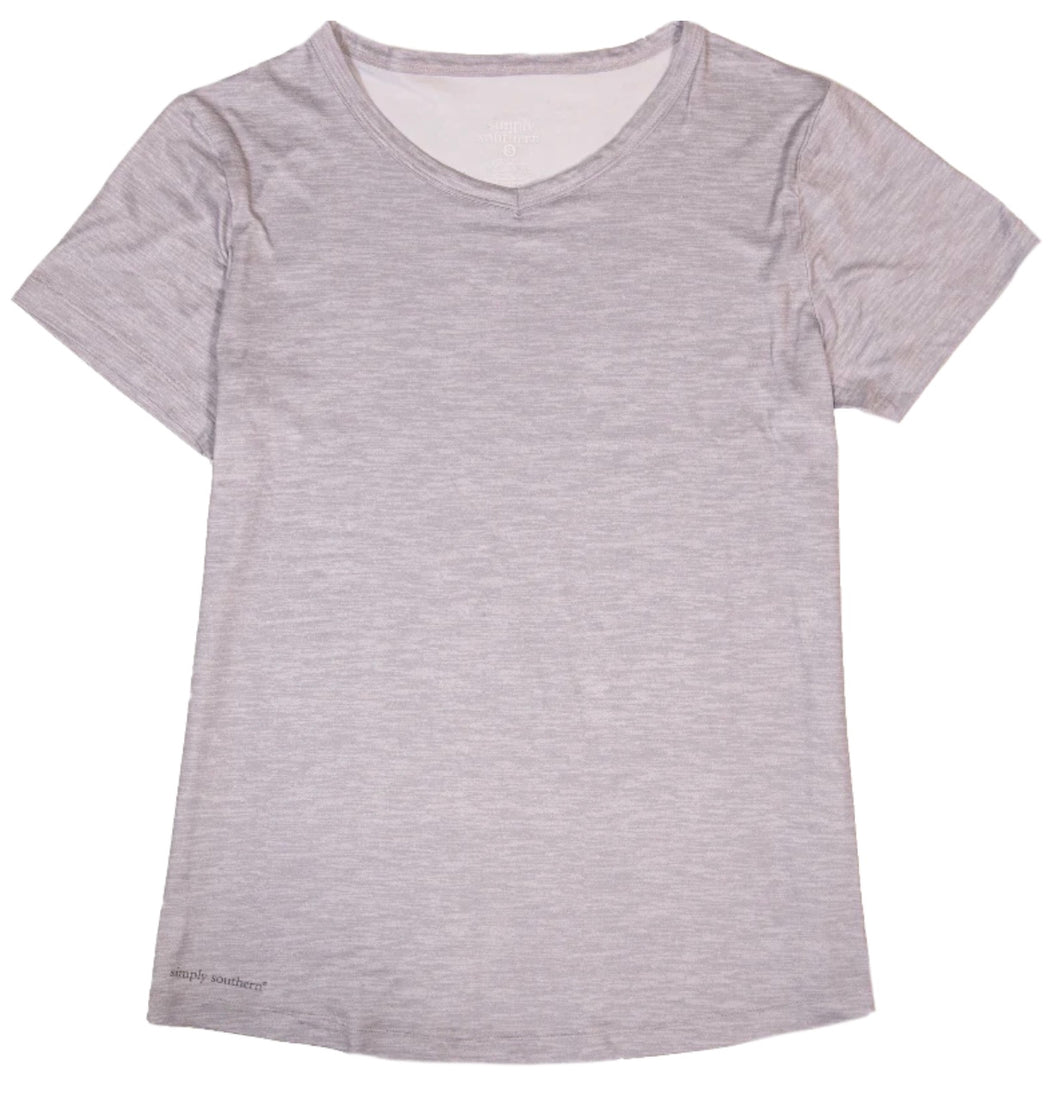 Simply Southern VNeck Grey