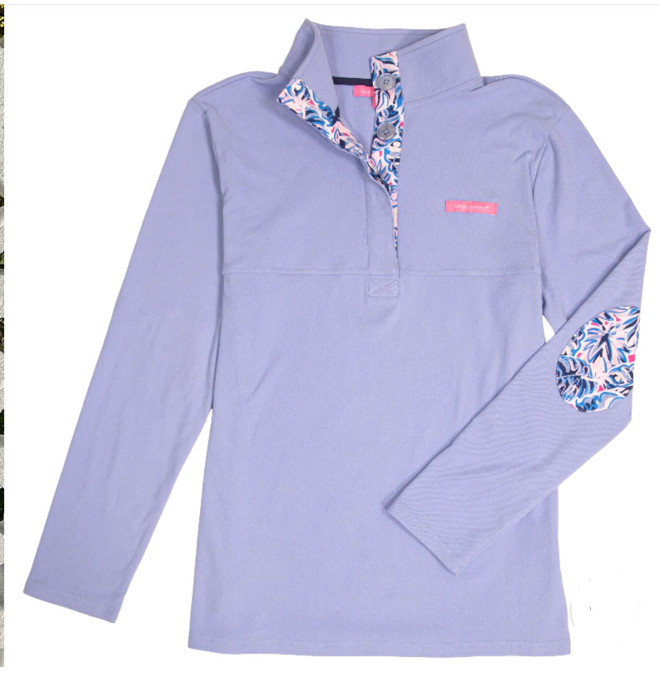 Simply Southern Button Down Pullover Leaf