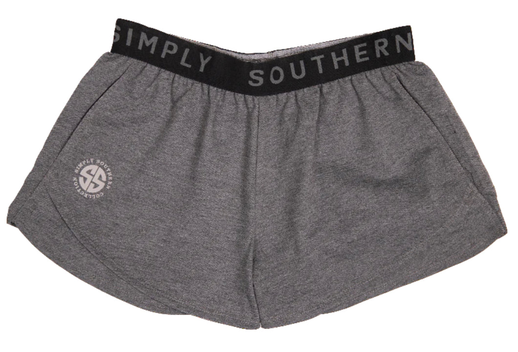 Youth Simply Southern Cheer Shorts Dark Grey