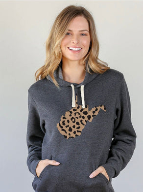 The Home T West Virginia Cheetah Hoodie