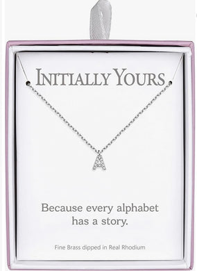 Initially Yours Sparkle Necklace