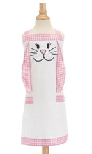 BUNNY APRON WITH PINK GINGHAM