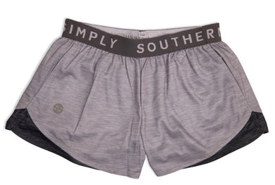 Youth Simply Southern Cheer Short Heather Grey